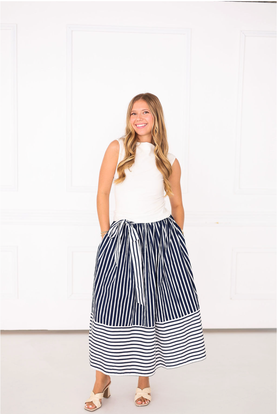 Eloise Maxi Skirt - Navy